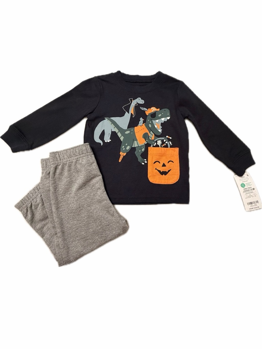 Carter's Dinosaur Halloween Pocket Outfit